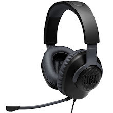 [JBLQUANTUM100BLKAM] JBL Quantum 100 Wired Headphones  (Black)