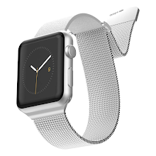 [RAP-3X5C0213A] Raptic Mesh Band Apple watch 38mm/40mm/41mm (Silver)