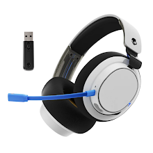 Skullcandy SLYR PRO Wireless Gaming Headset for PS White (Black-Blue)