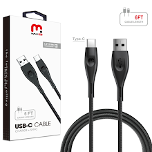 [MYB-RCBCAMO001] Mybat Pro USB-A to Type-C Data Cable 6 FT - Black