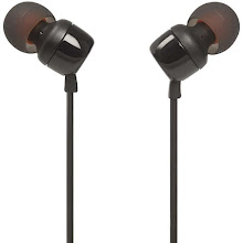 [JBLT110BLKAM] JBL Tune 110 Wired Earbuds  (Black)