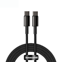 Baseus Tungsten Gold Fast Charging Cable Type-C to Type-C 2M 