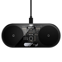 Baseus 2in1 Wireless Charger 20W Black Universal