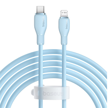 [BAS-P10355701311B1] Baseus Pudding Series Fast Charging Cable Type-C to iP 20W 1.2m  (Galaxy Blue)