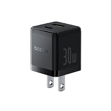 Baseus Palm Fast Charger C+U 30W US (with Baseus Mini White Cable USB-C to USB-C 60W)