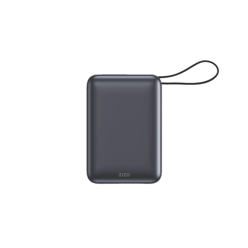 [PWB-BIC20K-SPBK] ZIZO PowerVault 45W Power Bank 20,000mAh with Built-in USB-C Cable - Space Black